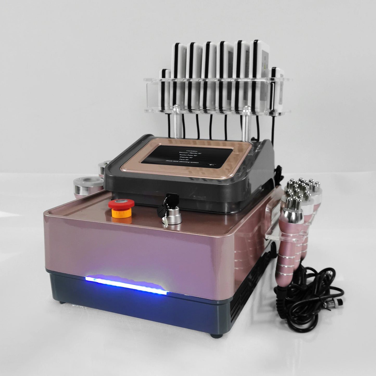 Professional 40k Cavitation Radio Frequency 6 in 1 Ultrasonic Cavitation Digital Frequency Slimming Painless Beauty Machine