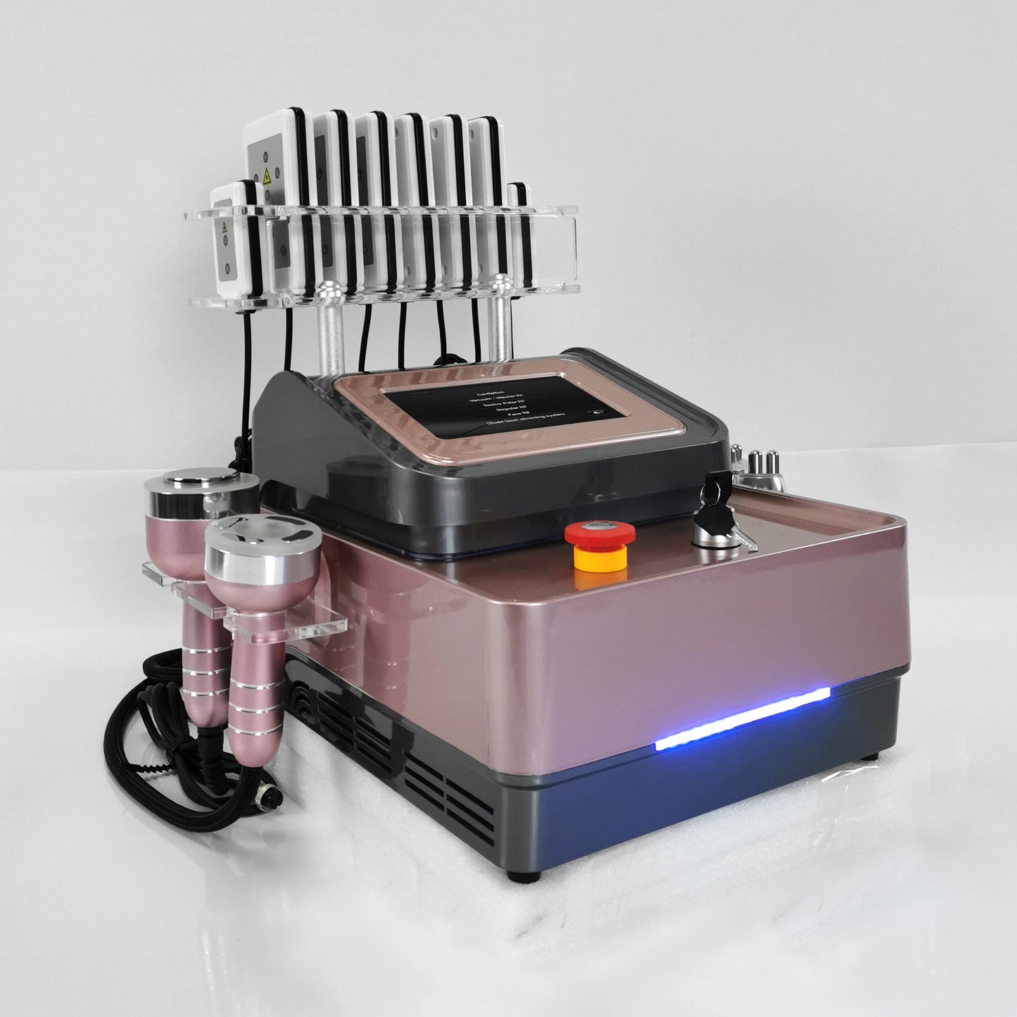 Professional 40k Cavitation Radio Frequency 6 in 1 Ultrasonic Cavitation Digital Frequency Slimming Painless Beauty Machine