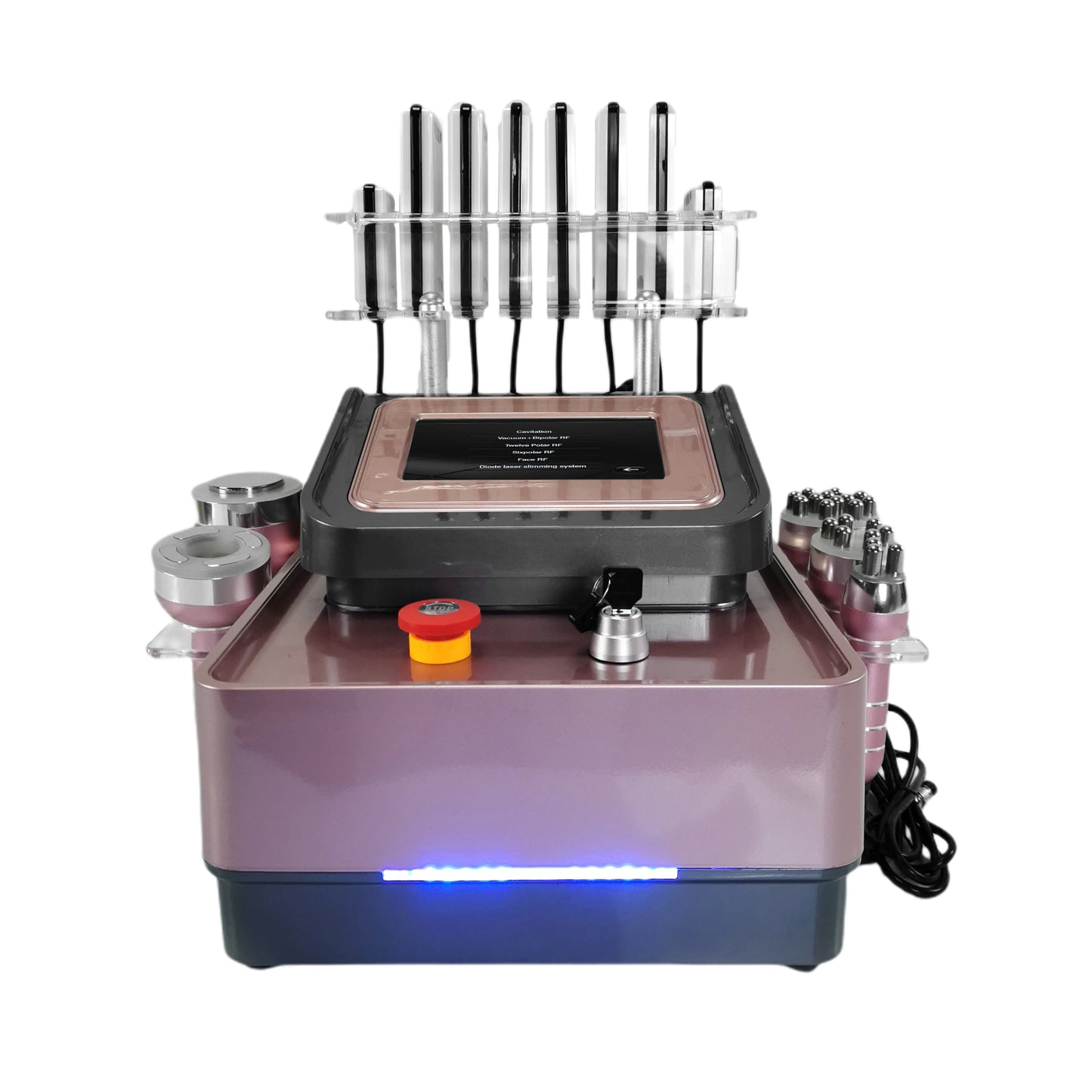 Professional 40k Cavitation Radio Frequency 6 in 1 Ultrasonic Cavitation Digital Frequency Slimming Painless Beauty Machine