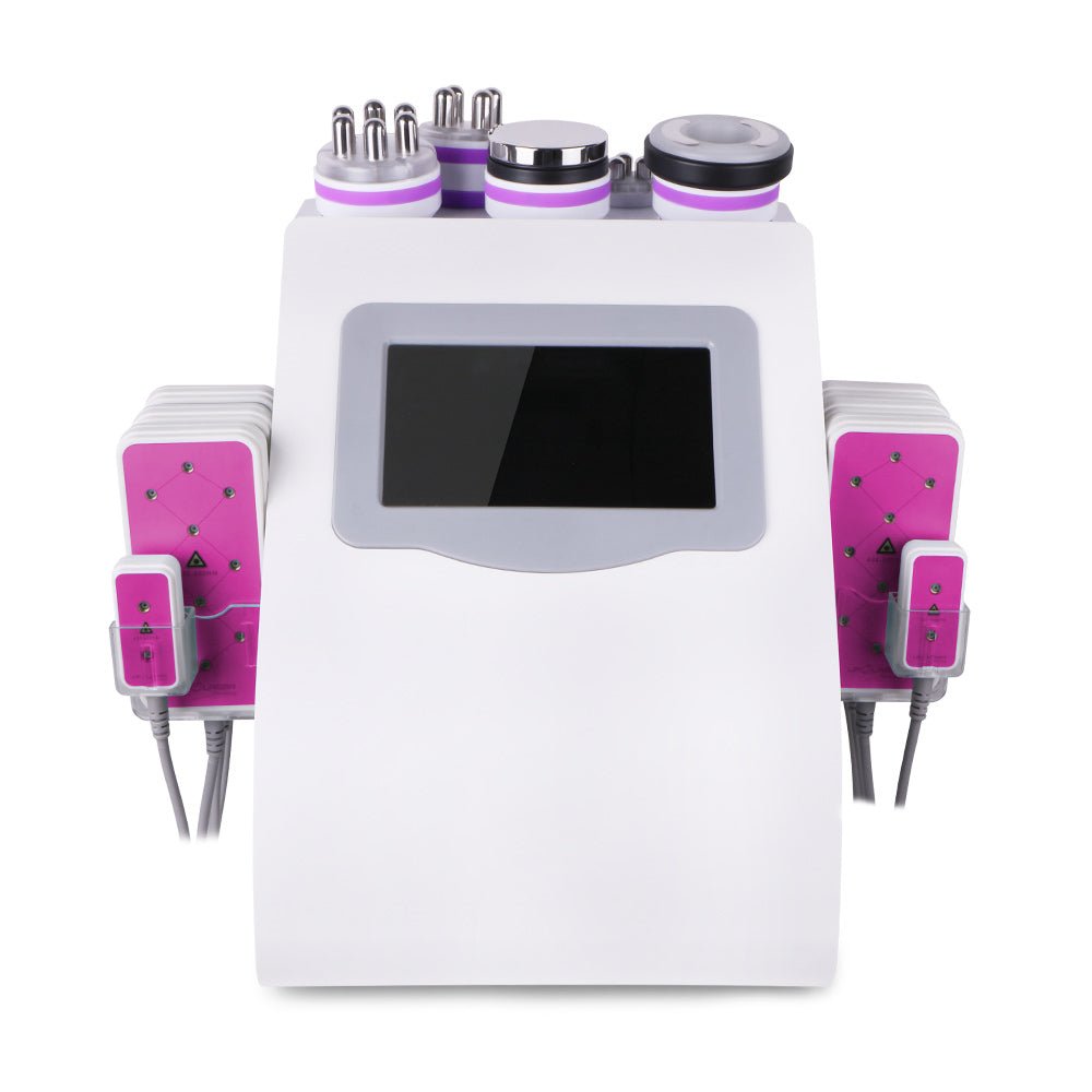 6 IN 1 Multifunctional Portable Cavitation RF Vacuum Weight Loss Machine Fat Burning Instrument for Beauty Care Body Slimming - CSTrueBeauty