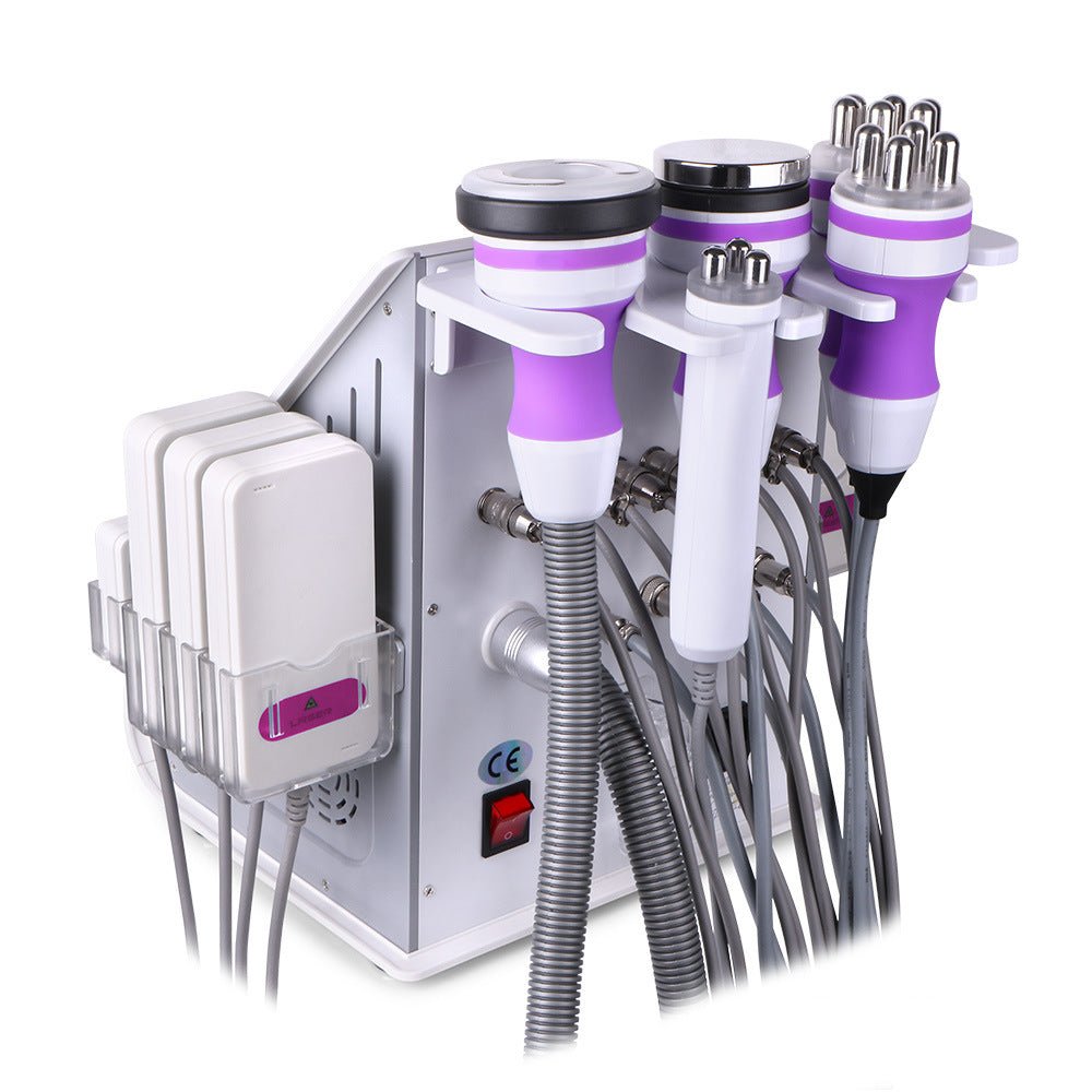6 IN 1 Multifunctional Portable Cavitation RF Vacuum Weight Loss Machine Fat Burning Instrument for Beauty Care Body Slimming - CSTrueBeauty