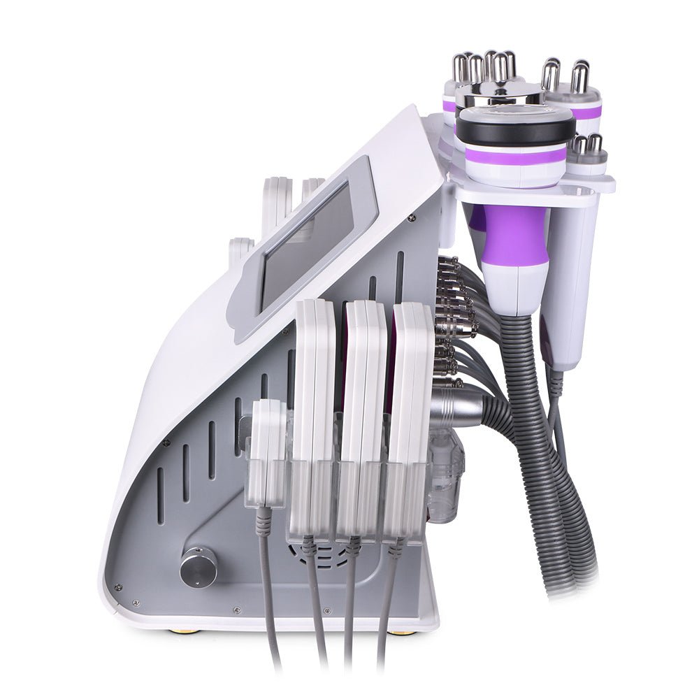 6 IN 1 Multifunctional Portable Cavitation RF Vacuum Weight Loss Machine Fat Burning Instrument for Beauty Care Body Slimming - CSTrueBeauty