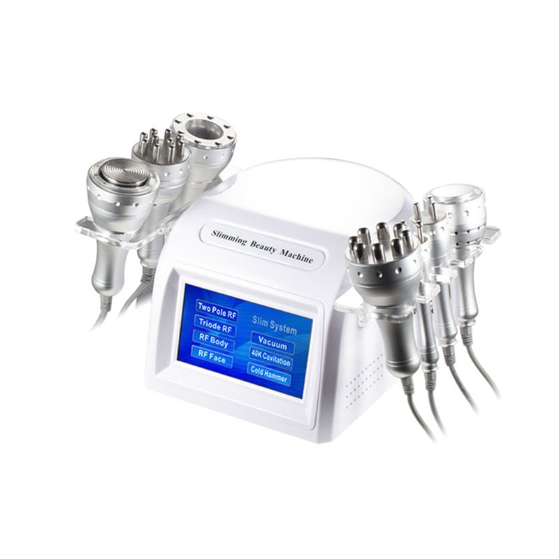 7 in 1 40K Cavitation Machine Vacuum RF Cellulite Removal Body Slimming Beauty Machine With Red Light Each Handle - CSTrueBeauty