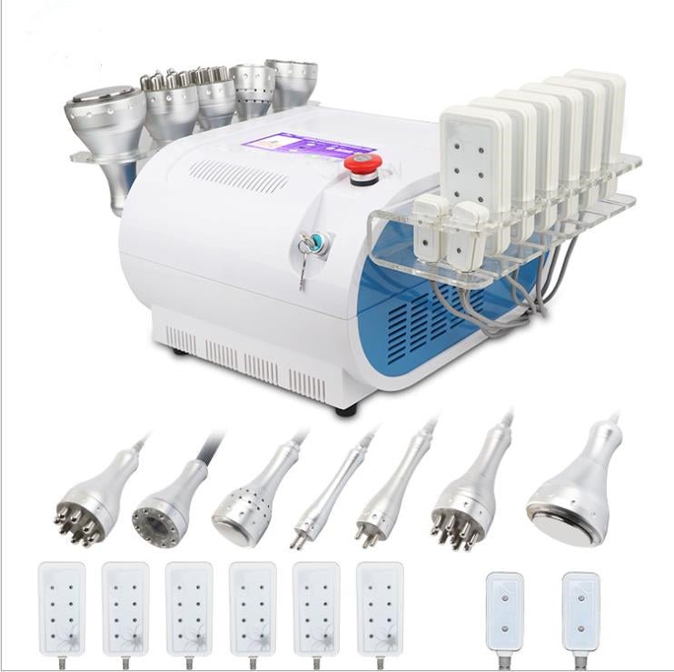 8in1 Vacuum & Bipolar RF slimming machine 40K negative pressure beauty equipment RF wrinkle laser weight loss instrument - CSTrueBeauty