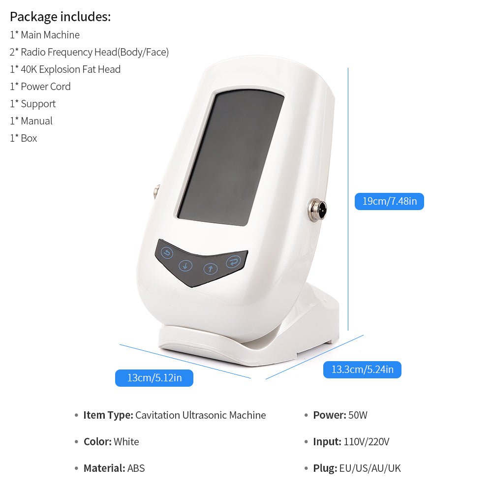 Portable Multipolar RF Slimming Machine 40K Ultrasonic Slimming Machine Blasting Weight Loss Machine Home Use - CSTrueBeauty