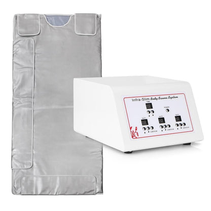 3 Zone Far Infrared FIR Sauna Slimming Blanket Weight Lose Spa Detox Anti - aging Fat Reduce Machine Spa - CSTrueBeauty