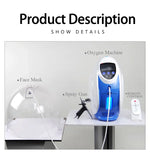 Korea Oxygen Jet Infusion O2toDerm Oxygen Mask Facial Machine Anion Facial Cleaning Skin Mouisture Whitening For Skin Care