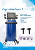 Máquina de belleza Crystallite RF Crystallite de profundidad 8 de oro 