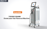 Super 808 3wavelengths 755nm 808nm 1064nm diode  laser hair removal machine price for laser beauty salon