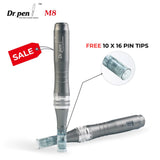 Wireless Electric Microneedle Dermapen Dr.pen M8 Professional Microneedling Therapy System Cartridge Battery Beauty Pen