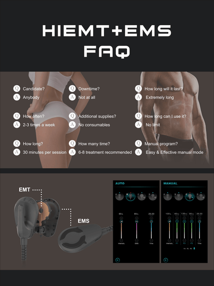 Body Slimming Burn Fat Hiemt EMS Build Beautiful Muscle Machine - CSTrueBeauty