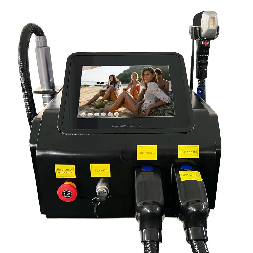Cooling Ice Hair Removal Laser 755nm 808nm 1064nm Titanium Diode Pico Laser Skin Care Beauty Equipment - CSTrueBeauty