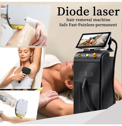 Ice Platinum Titanium soprano Hair Removal Laser Diode Laser 808nm Diode Laser Hair Removal Machine - CSTrueBeauty