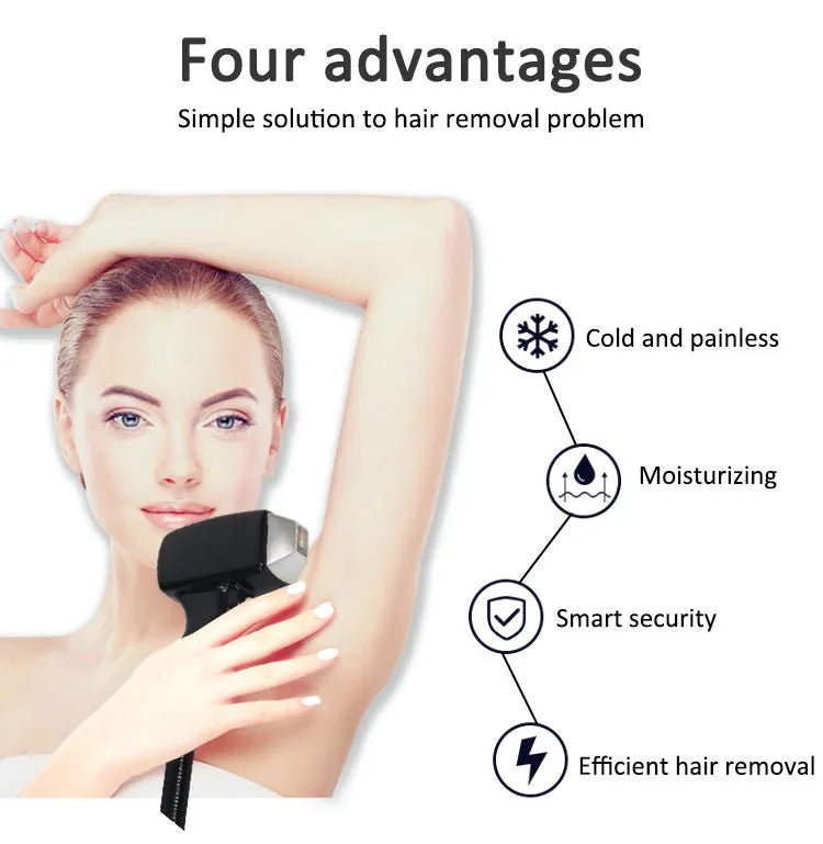 Ice Platinum Titanium soprano Hair Removal Laser Diode Laser 808nm Diode Laser Hair Removal Machine - CSTrueBeauty