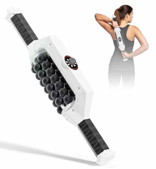 Micro - Vibration Fascia Roller With Silicone Ball For Back To Boost Metabolism USB Rechargeable Roller Slimming Machine - CSTrueBeauty