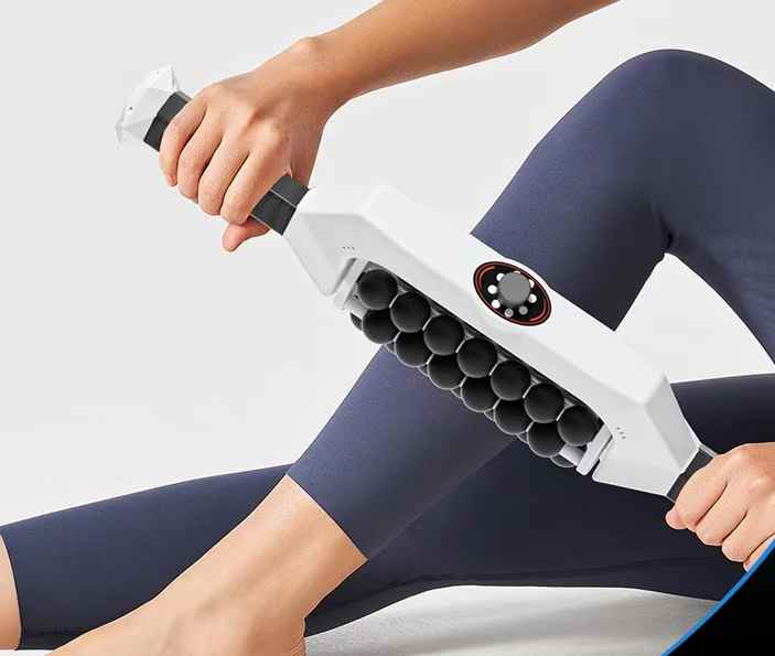 Micro - Vibration Fascia Roller With Silicone Ball For Back To Boost Metabolism USB Rechargeable Roller Slimming Machine - CSTrueBeauty