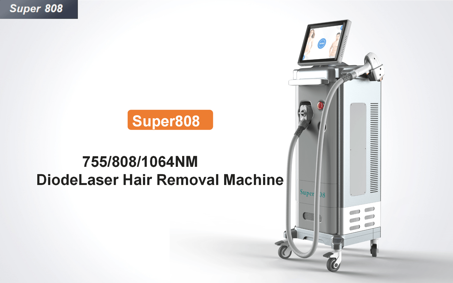 Super 808 3wavelengths 755nm 808nm 1064nm diode laser hair removal machine price for laser beauty salon - CSTrueBeauty