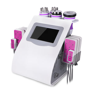 6 IN 1 Multifunctional Portable Cavitation RF Vacuum Weight Loss Machine Fat Burning Instrument for Beauty Care Body Slimming