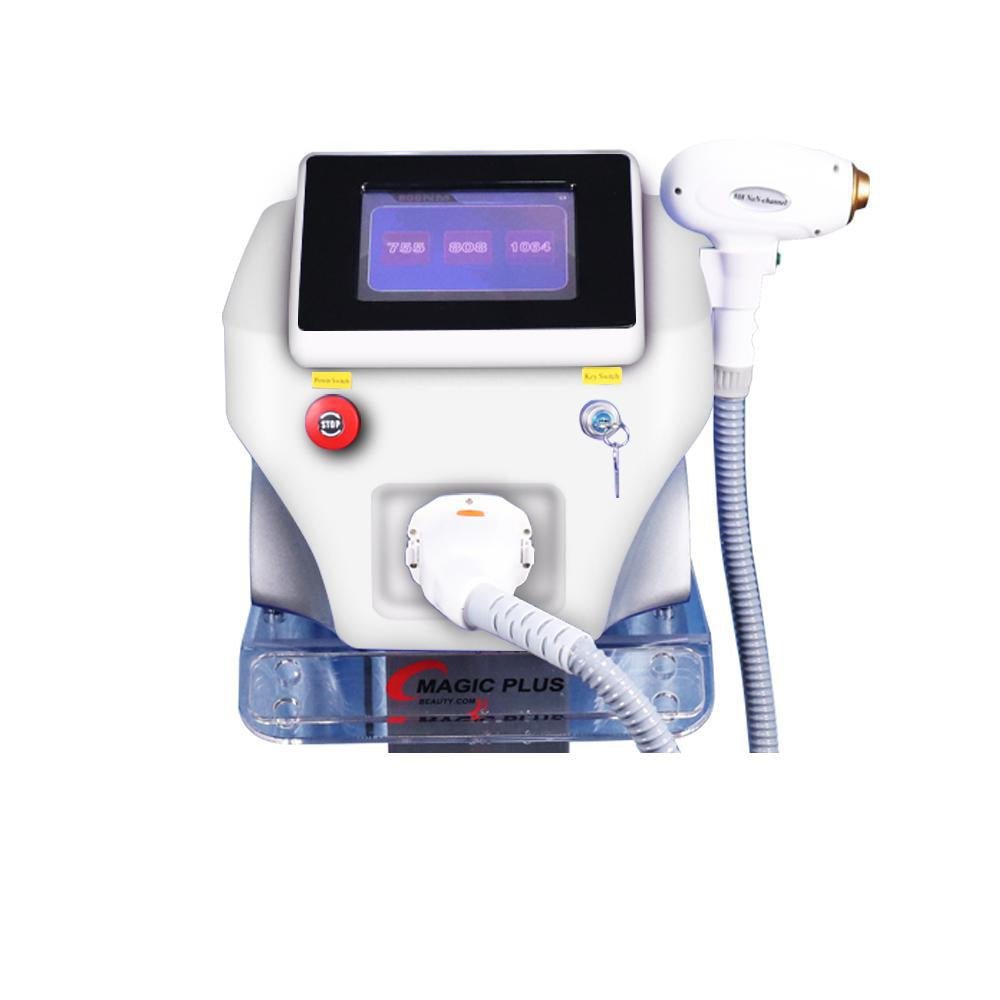 755nm 808nm 1064nm Diode Laser Hair Remover 3 Wavelengths Painless Permanent Hair Removal Machine Spa Salon Laser Beauty Machine - CSTrueBeauty