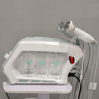 8 In 1 ultrasound Water Oxygen sprayer skin Peel and Hydra dermabrasion Beauty facial Cleansing RF Face care Machine - CSTrueBeauty