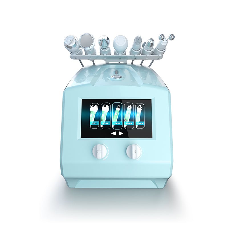 8 In 1 ultrasound Water Oxygen sprayer skin Peel and Hydra dermabrasion Beauty facial Cleansing RF Face care Machine - CSTrueBeauty