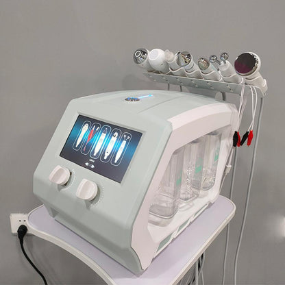 8 In 1 ultrasound Water Oxygen sprayer skin Peel and Hydra dermabrasion Beauty facial Cleansing RF Face care Machine - CSTrueBeauty