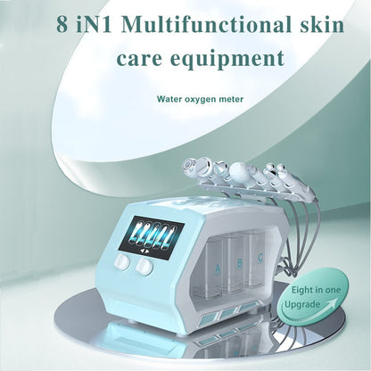 8 In 1 ultrasound Water Oxygen sprayer skin Peel and Hydra dermabrasion Beauty facial Cleansing RF Face care Machine - CSTrueBeauty