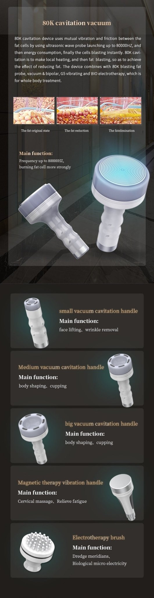 80K cavitation slimming machine - CSTrueBeauty