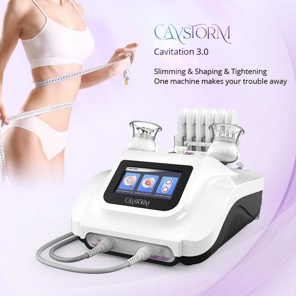 CaVstorm Ultrasonic Cavitation 3.0 Slimmin Microcurrent RF Vacuum Photon Machine - CSTrueBeauty