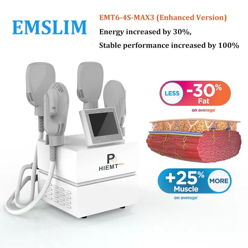 Fitness muscle building portable HIEMT SLIMMING Machine High Intensity body sculpt Electric Muscle Stimulator Hiemtpro beauty devices - CSTrueBeauty