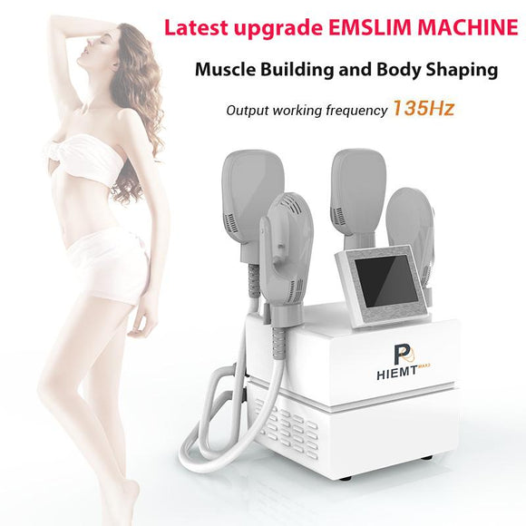 Fitness musculación portátil HIEMT máquina de adelgazamiento cuerpo de alta intensidad esculpir estimulador muscular eléctrico Hiemtpro dispositivos de belleza