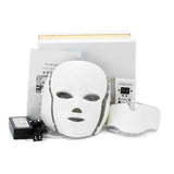 PTD-mascarilla LED de fotones para cara y cuello, tratamiento LED de 7 colores, blanqueamiento de la piel, mascarilla de belleza Facial reafirmante, mascarilla eléctrica antienvejecimiento