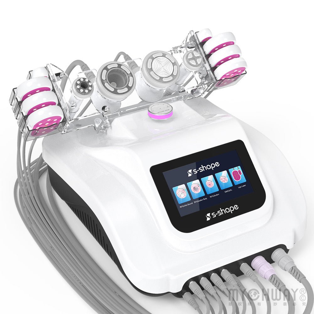 S - Shape Lipolaser Cavitation Cellulite Reduction Ultrasonic 30K Cavitation RF Beauty Equipment - CSTrueBeauty
