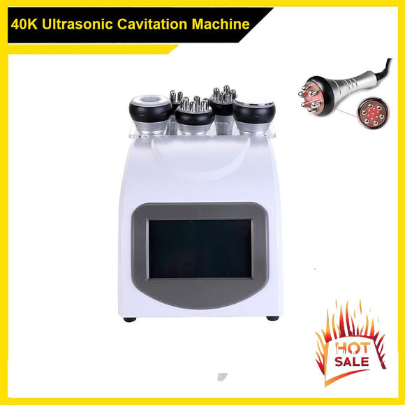 5in1 Ultrasonic cavitation weight loss frequency lipo slimming machine vacuum RF skin tighten beauty equipment ultrasonic cavitation machine